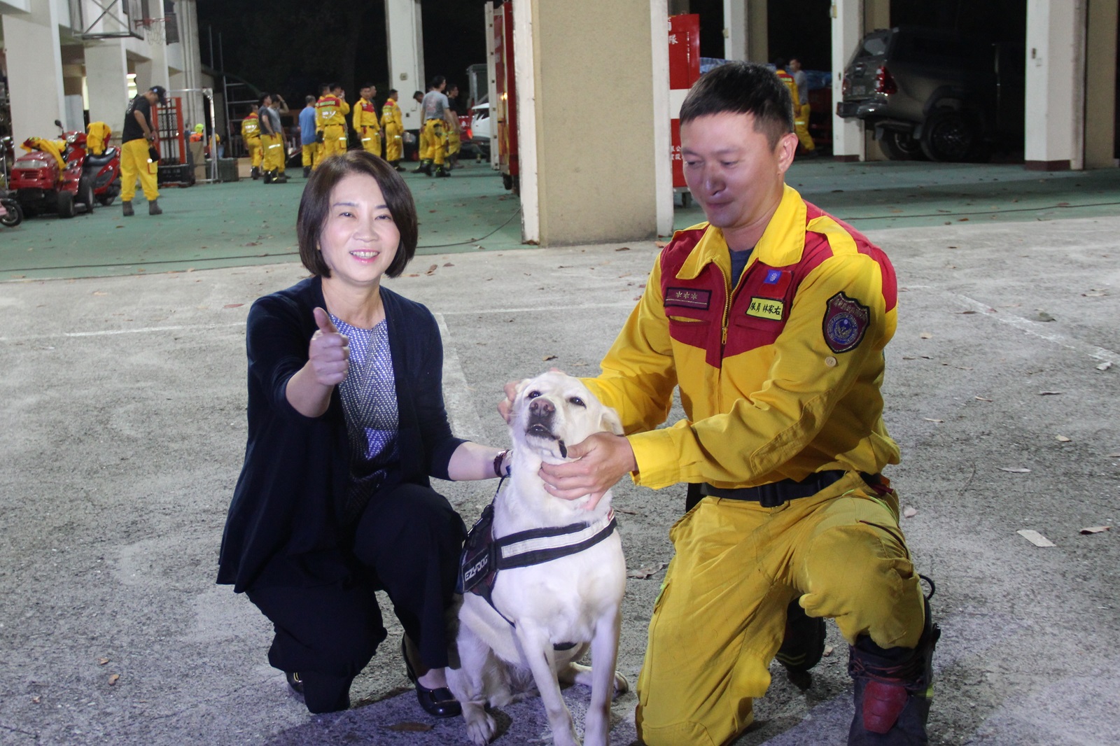 屏東縣搜救隊支援0403花蓮大地震平安返家 縣長周春米慰勉辛勞（圖：屏東縣政府消防局 提供）